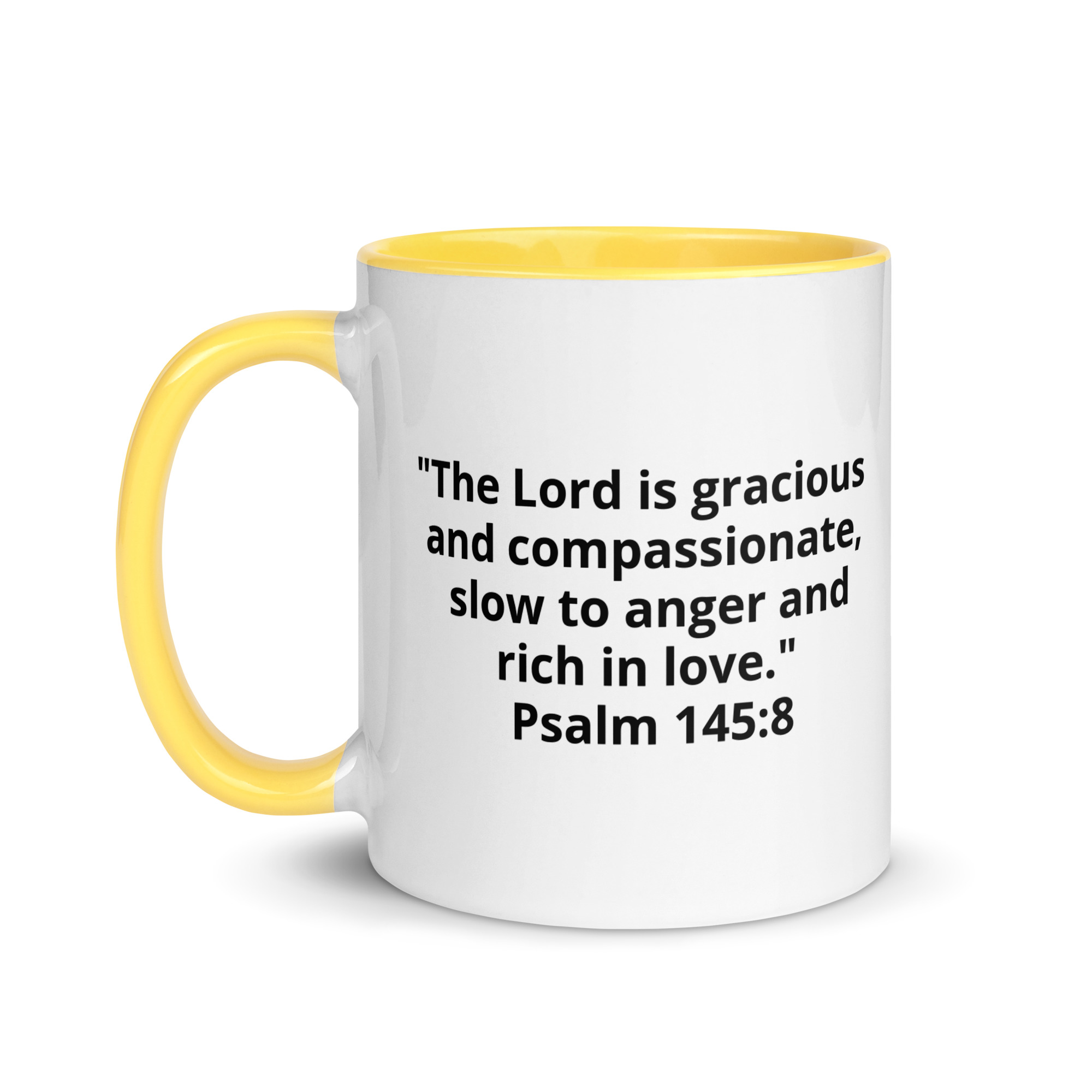 Mercy Found Me | Psalm 145:8 Christian Mug-11oz - Image 2