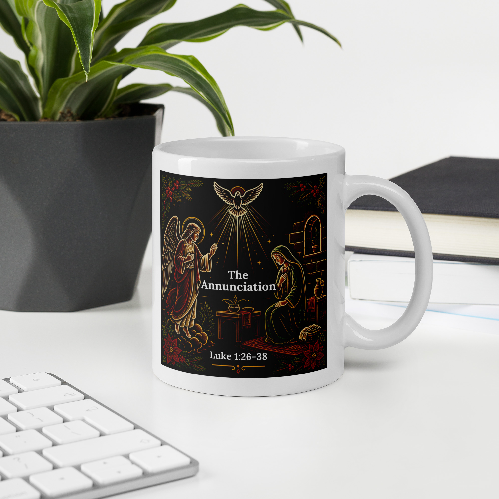 White glossy mug - Image 13