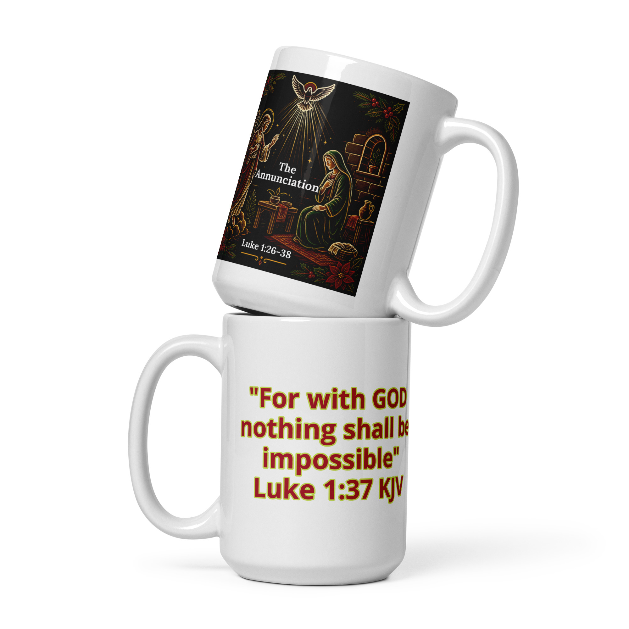White glossy mug - Image 3