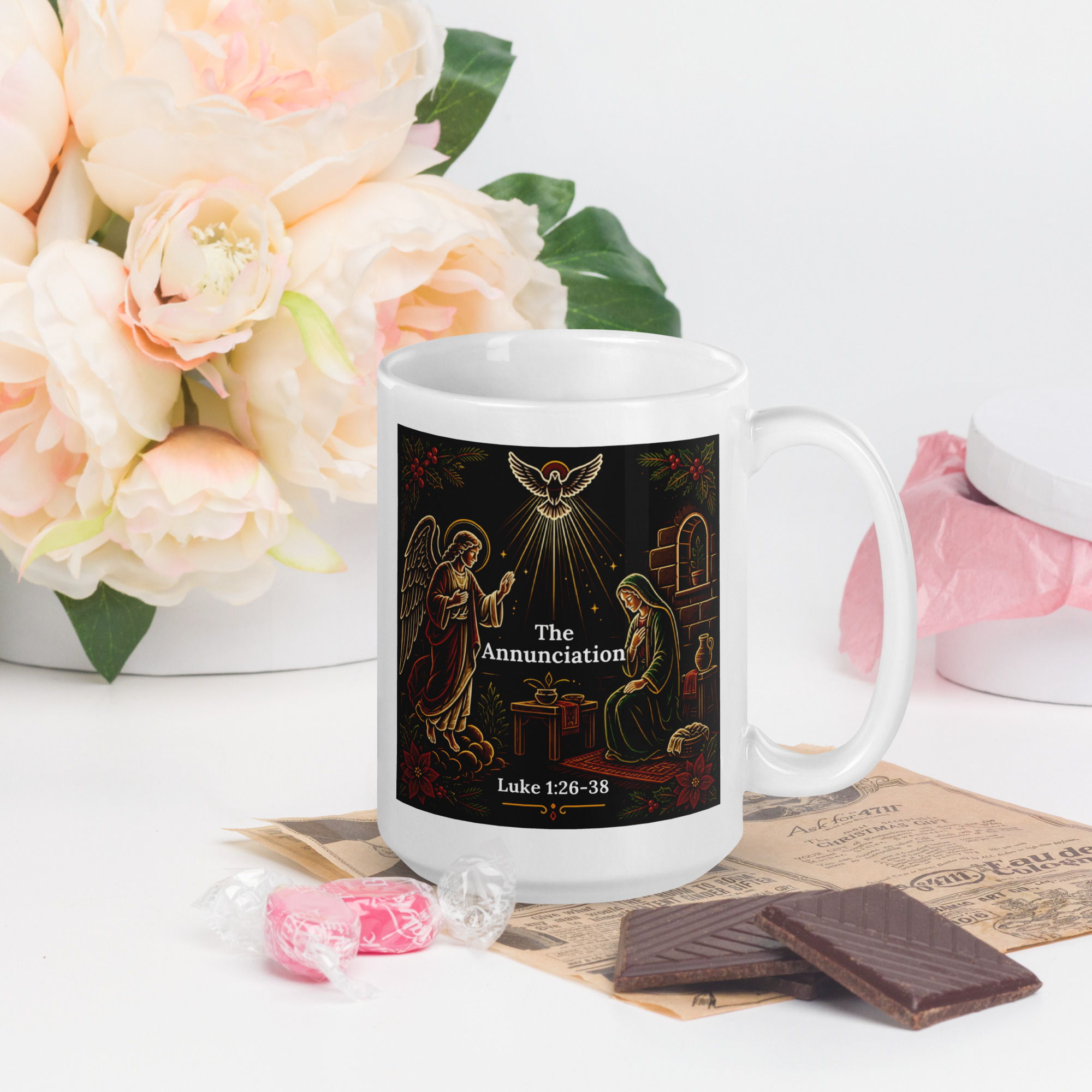 White glossy mug - Image 17