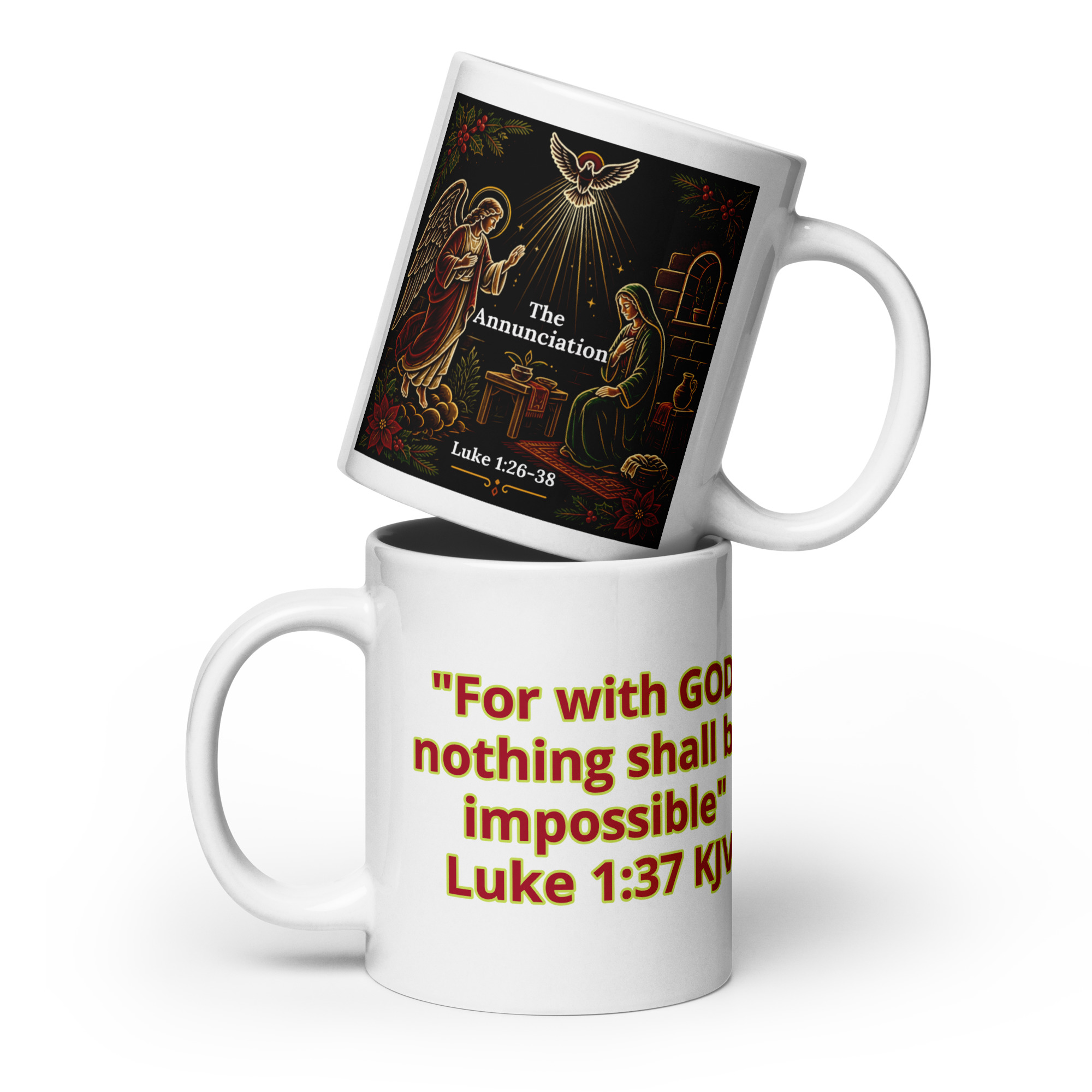 White glossy mug - Image 4