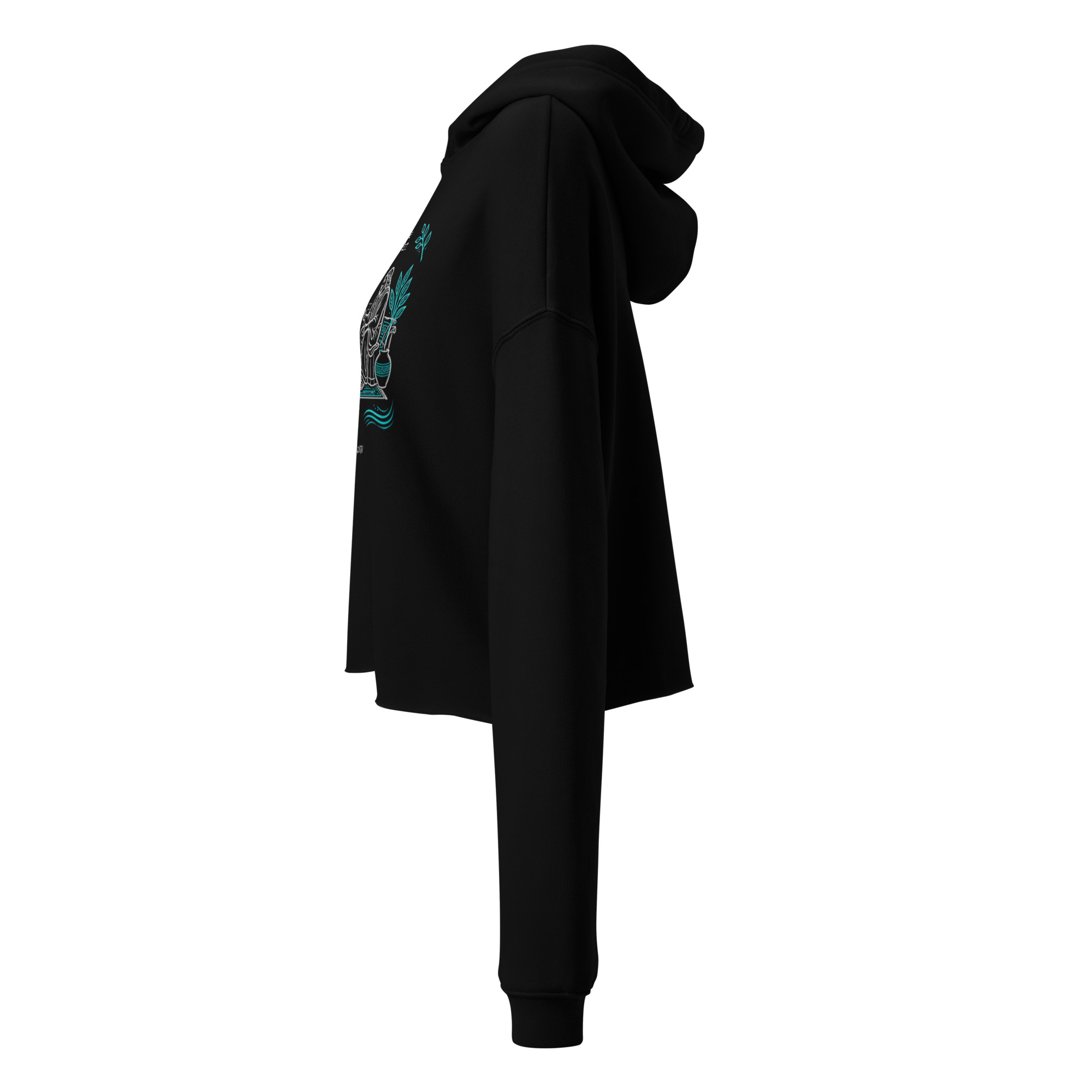 You Chose the Better Part | Luke 10:38–42 Christian Women’s Crop Hoodie - Image 7