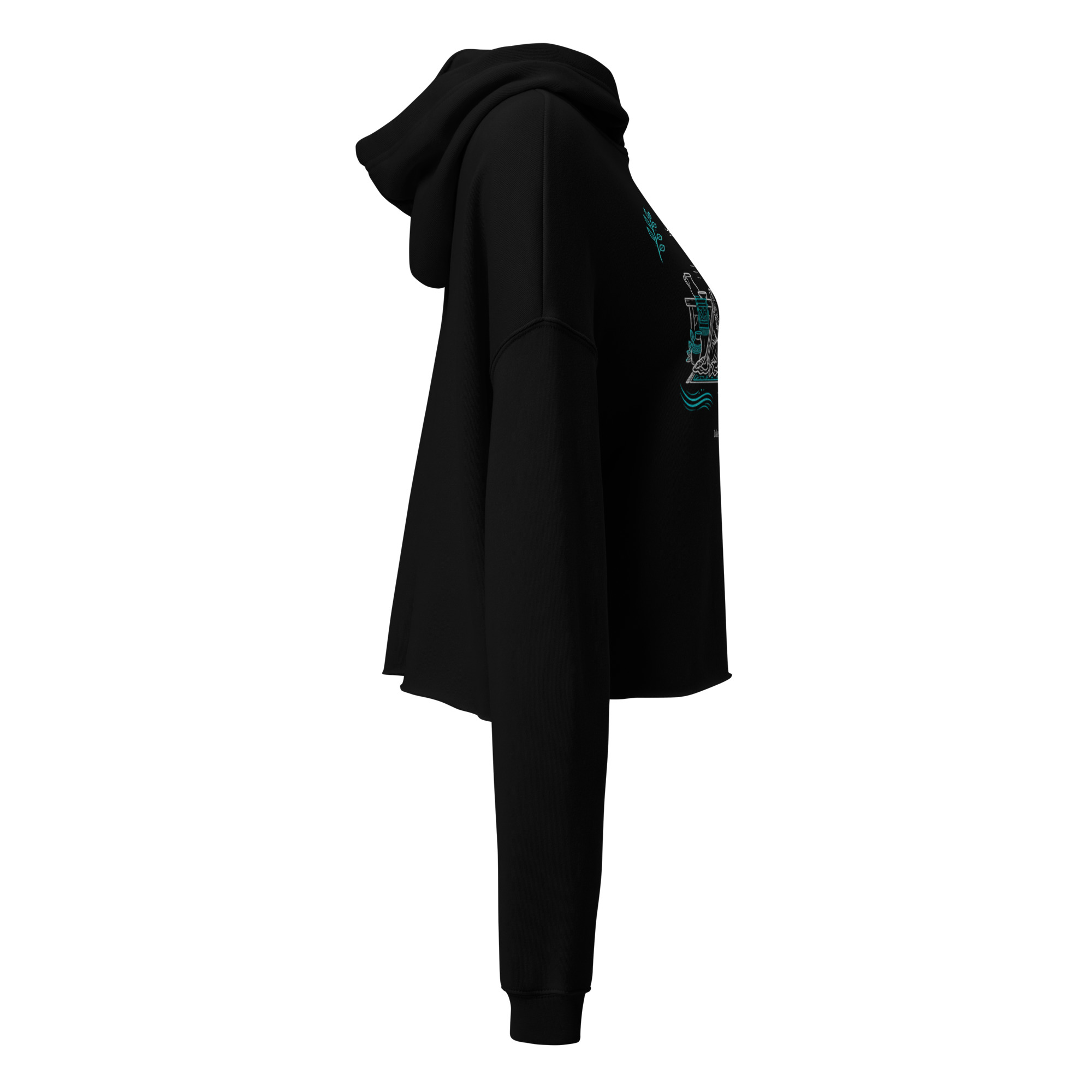 You Chose the Better Part | Luke 10:38–42 Christian Women’s Crop Hoodie - Image 10
