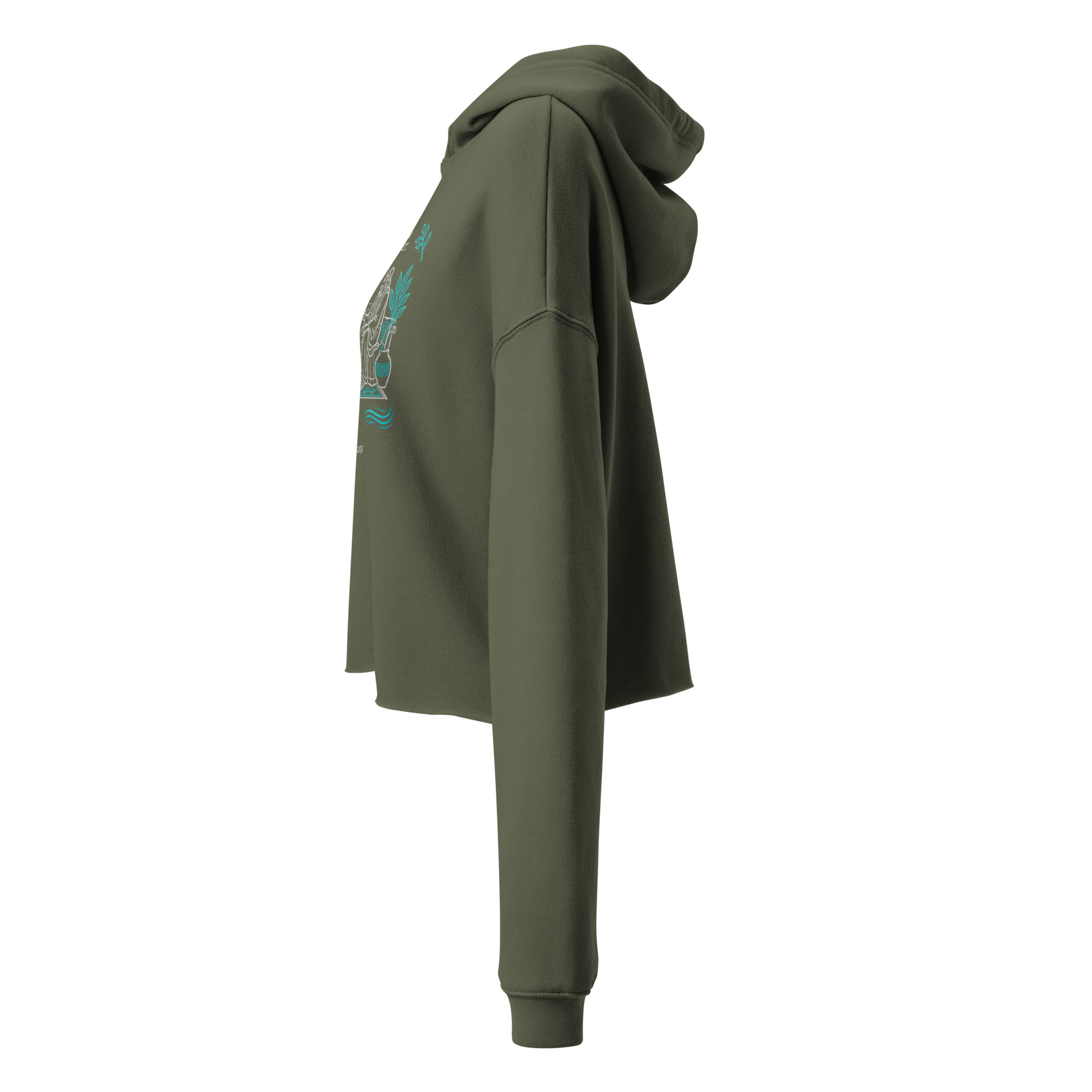 You Chose the Better Part | Luke 10:38–42 Christian Women’s Crop Hoodie - Image 8