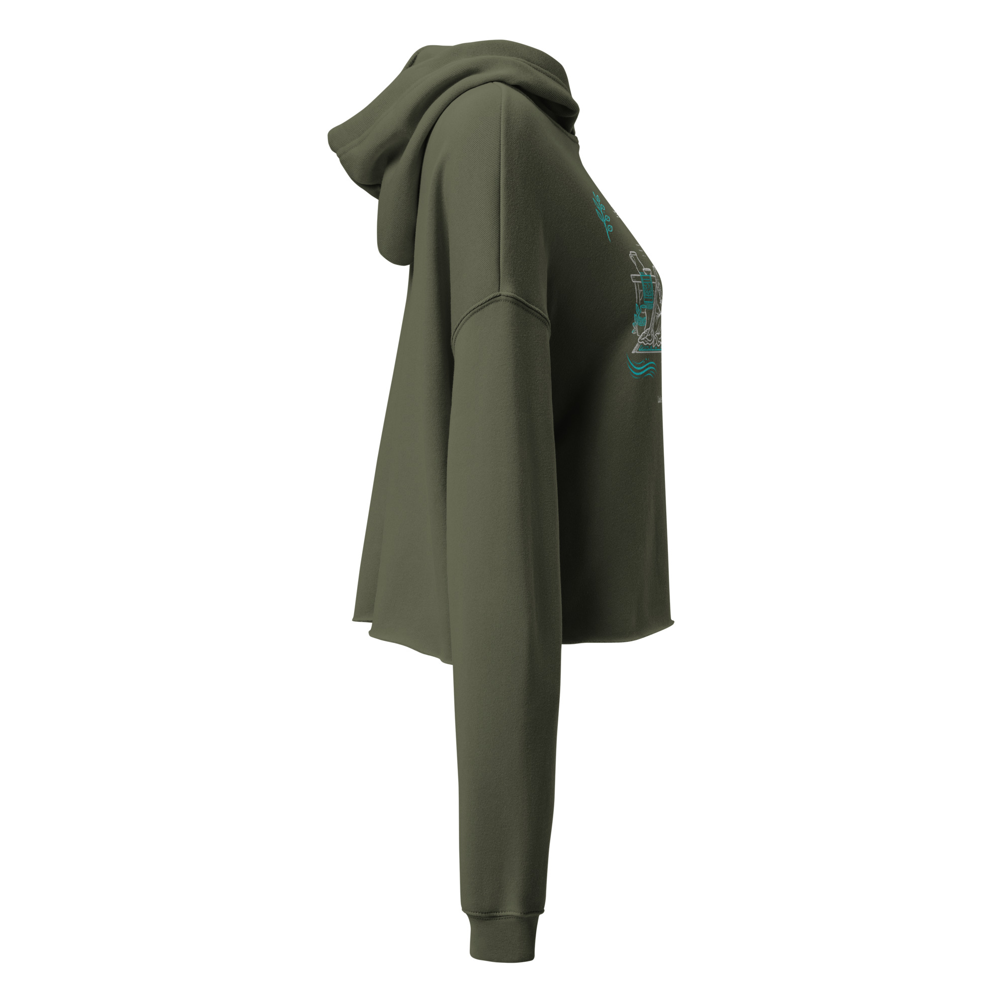 You Chose the Better Part | Luke 10:38–42 Christian Women’s Crop Hoodie - Image 11