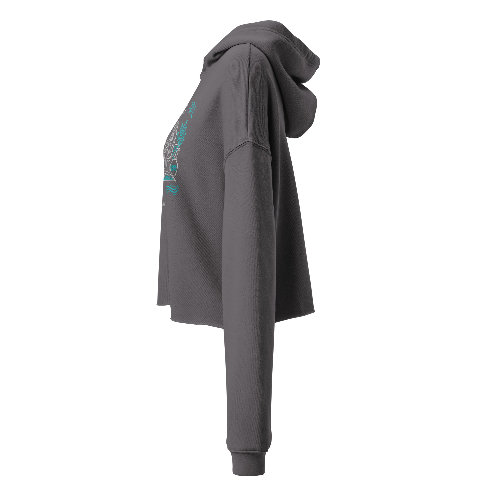 You Chose the Better Part | Luke 10:38–42 Christian Women’s Crop Hoodie - Image 9
