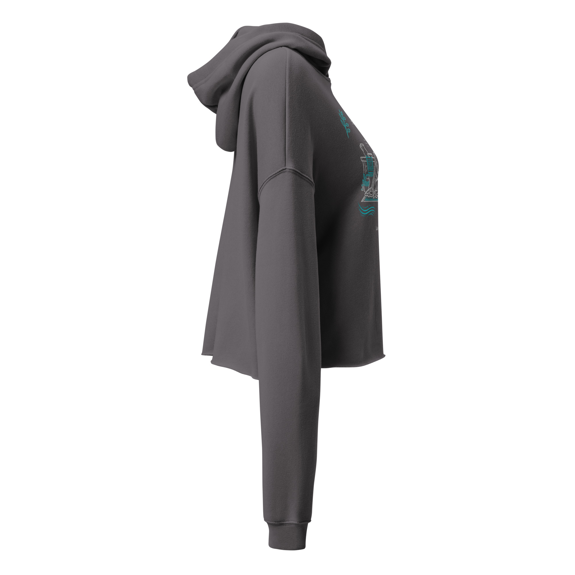 You Chose the Better Part | Luke 10:38–42 Christian Women’s Crop Hoodie - Image 12