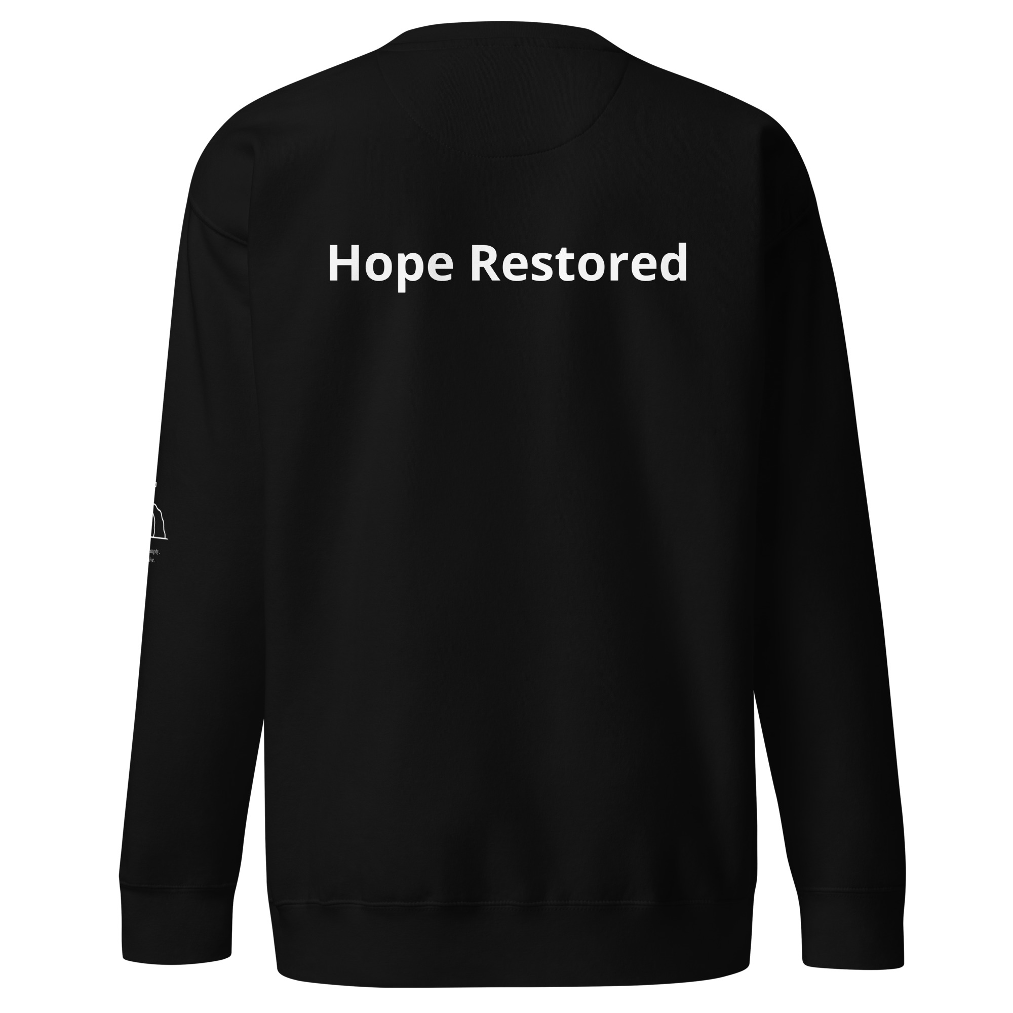 Hope Restored | Unisex Premium Christian Sweatshirt