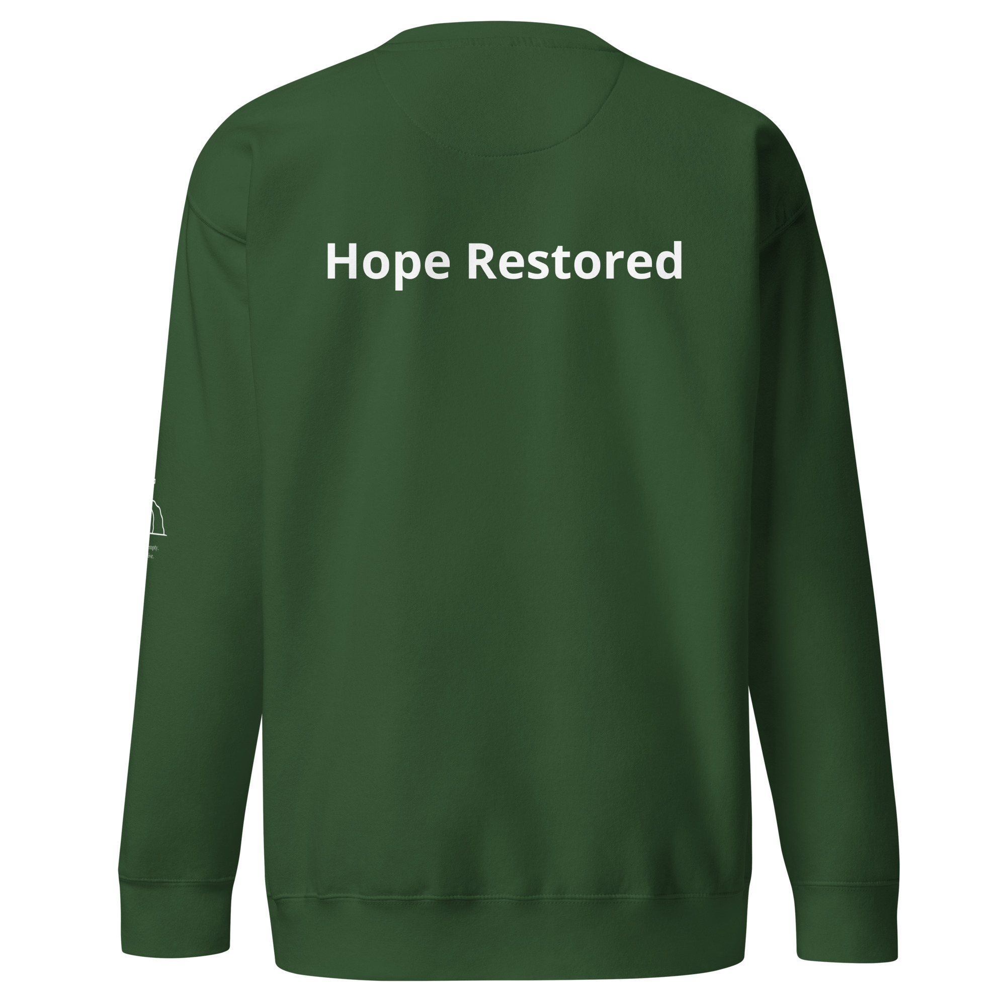 Hope Restored | Unisex Premium Christian Sweatshirt - Image 7